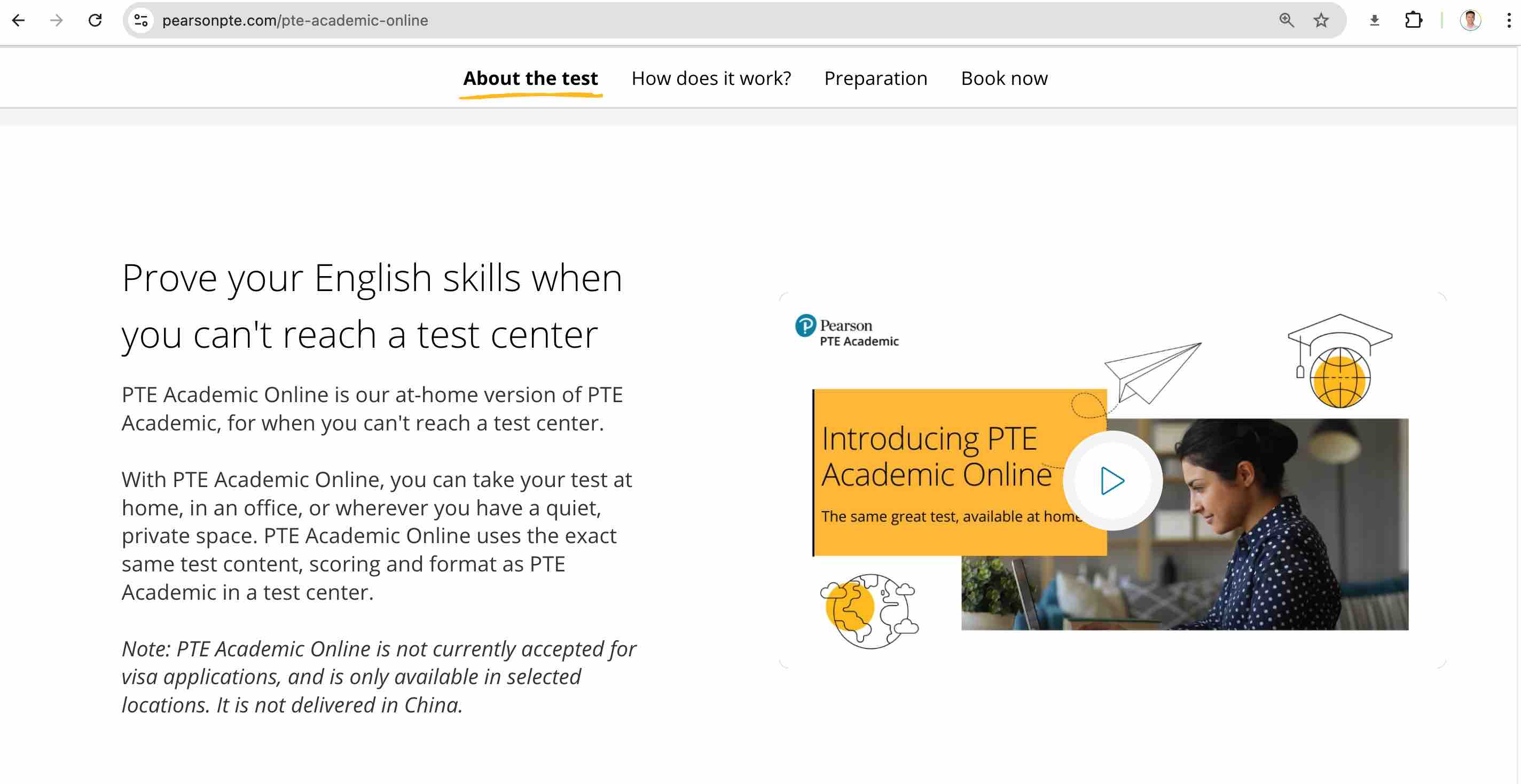 PTE Academic Online, PTE Academic, Pearson Test of English, PTE Practice Platform, PTE Preparation