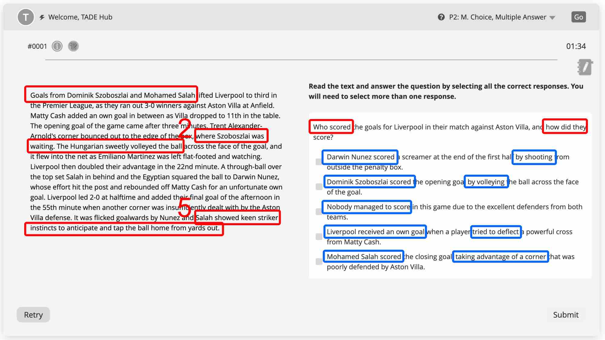 Skim through the text, Pearson Test of English, PTE Academic, PTE Core, PTE Preparation Guide