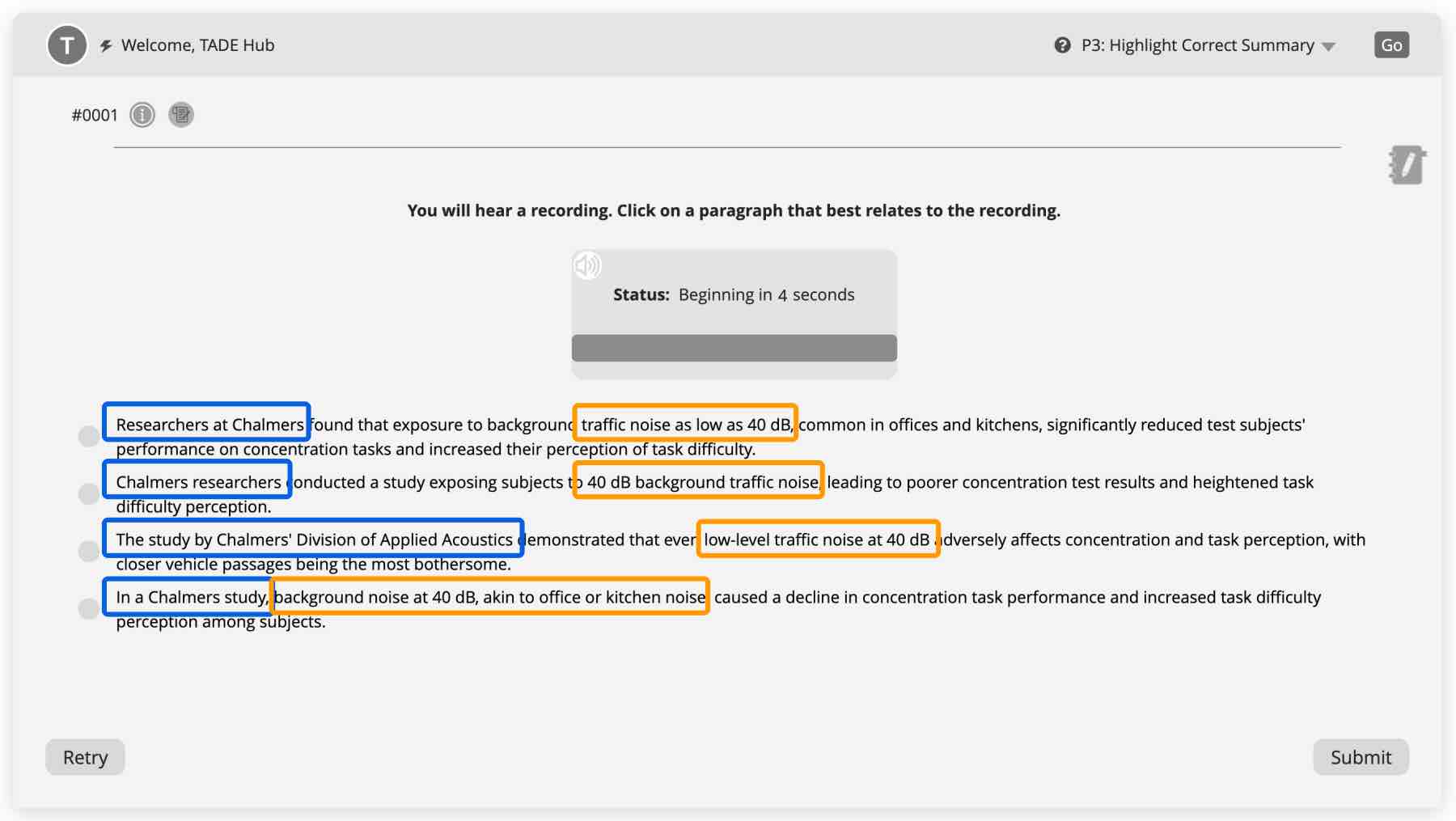 Reviewing the answers, PTE Academic, Pearson Test of English, PTE Preparation Materials, PTE Practice Websites